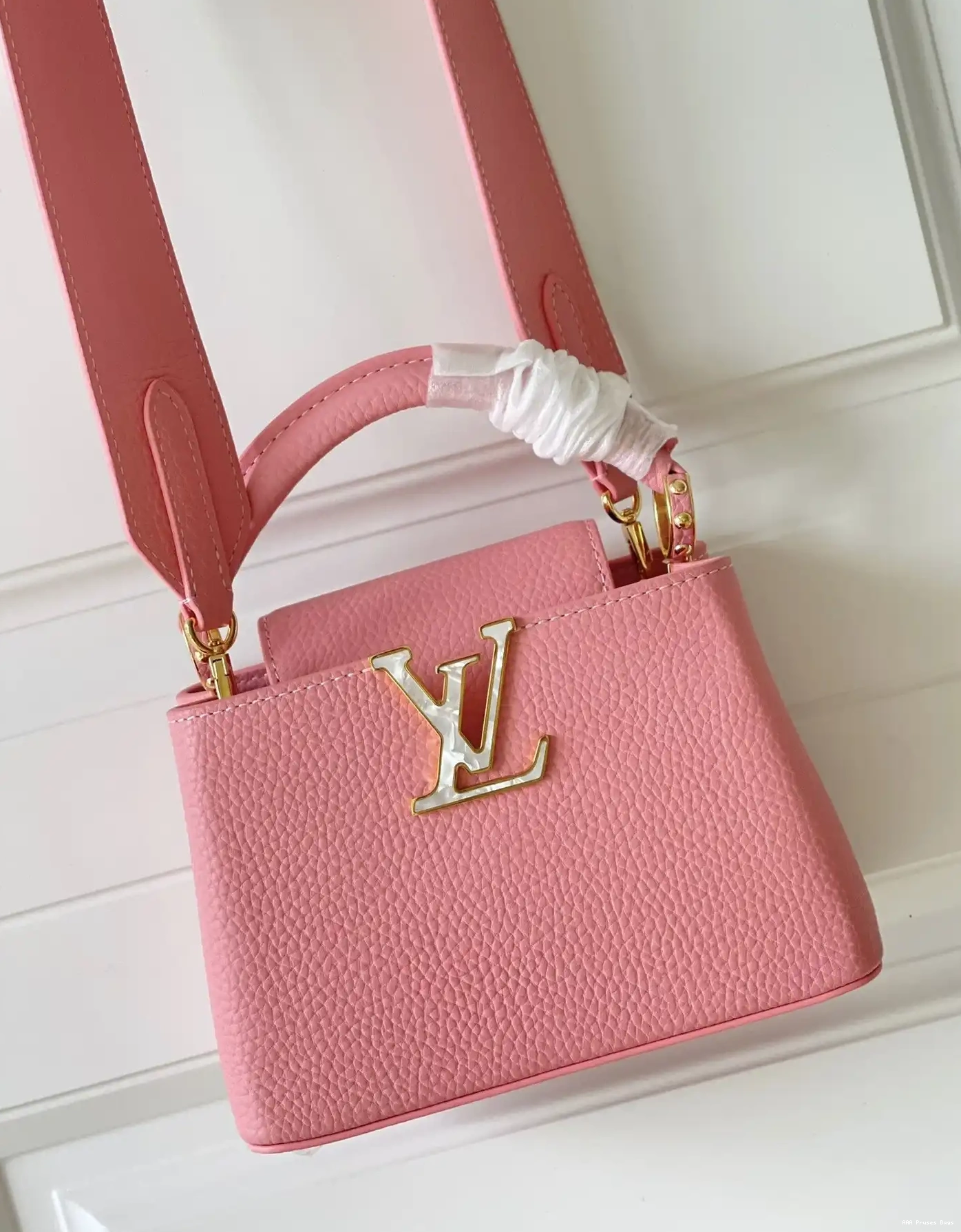 AAA Pruses Bags CAPUCINES MINI VUITTON LOUIS 0619